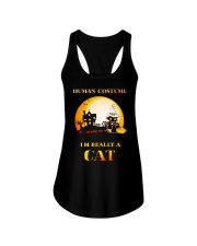 Human Costume I'm Really A Cat Ladies Flowy Tank tile