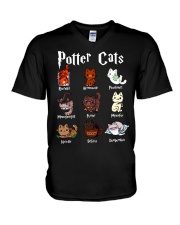 Potter Cat Style 1 V-Neck T-Shirt tile
