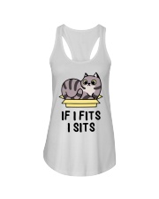 If I Fits I Sits Ladies Flowy Tank tile
