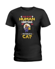 This Is Human Costume Ladies T-Shirt tile