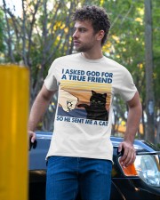 I Asked God For A True Friend Classic T-Shirt apparel-classic-tshirt-lifestyle-front-44