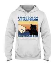 I Asked God For A True Friend Hooded Sweatshirt tile