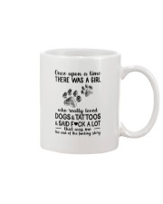 A Girl Really Loved Dogs And Tattoos Mug tile