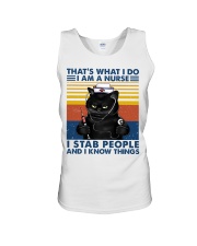 That's What I Do I Am A Nurse I Stab People Unisex Tank tile