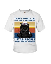 That's What I Do I Am A Nurse I Stab People Youth T-Shirt tile