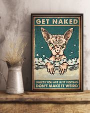 Get Naked Unless You Are Just Visiting 11x17 Poster lifestyle-poster-3
