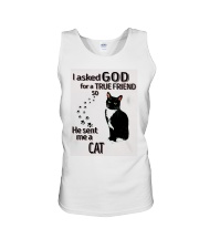 I Asked God For A True Friend Unisex Tank tile