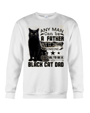 Black Cat Dad Crewneck Sweatshirt tile