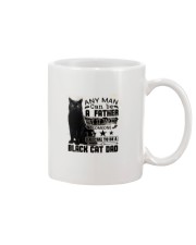 Black Cat Dad Mug tile
