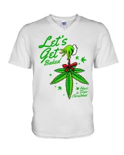 Let's Get Baked V-Neck T-Shirt tile