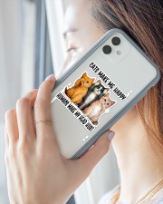 Cats Make Me Happy Sticker Sticker - Single (Vertical) aos-sticker-single-vertical-lifestyle-front-29