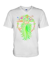 CANABIS MAN V-Neck T-Shirt tile