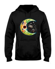 Cat Moon Hooded Sweatshirt tile