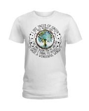 I See Trees Of Green Red Roses Too Ladies T-Shirt tile