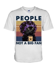 People Not A Big Fan V-Neck T-Shirt tile