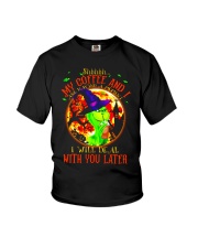 My Coffee And I Are Having A Moment Youth T-Shirt tile