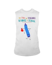 The Day The Teachers Backed To School Style 2 Sleeveless Tee tile
