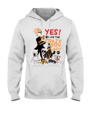 Yes I Am Crazy Dog Hooded Sweatshirt tile
