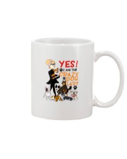 Yes I Am Crazy Dog Mug tile