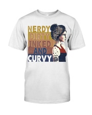 Nerdy Dirty Inked And Curvy Premium Fit Mens Tee tile