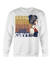 Nerdy Dirty Inked And Curvy Crewneck Sweatshirt tile