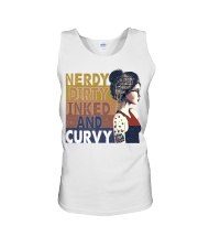 Nerdy Dirty Inked And Curvy Unisex Tank tile