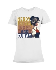 Nerdy Dirty Inked And Curvy Premium Fit Ladies Tee tile