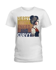Nerdy Dirty Inked And Curvy Ladies T-Shirt tile