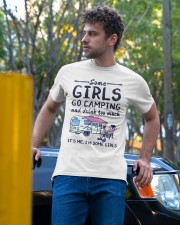 Some Girls Go Camping And Drink Too Much Classic T-Shirt apparel-classic-tshirt-lifestyle-front-44