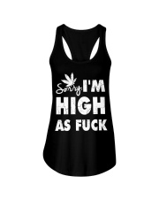 Sorry I'm High As Fuck Ladies Flowy Tank tile