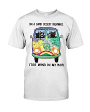 On A Dark Desert Highway Cool Wind In My Hair Classic T-Shirt tile
