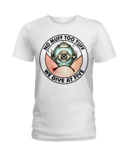 No Muff Too Tuff Ladies T-Shirt tile