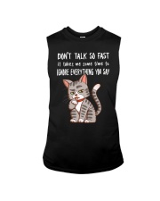 Don't Talk So Fast Sleeveless Tee tile