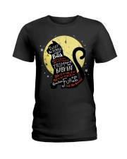 Black Cat Baby Fat Ladies T-Shirt tile
