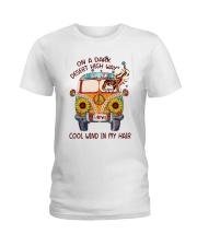 On A Dark Desert High Way Ladies T-Shirt tile