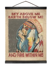 Sky Above Me Earth Below Me And Fire Within Me Hanging Canvas tile