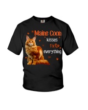 Maine Coon Kisses Fix Everything Youth T-Shirt tile