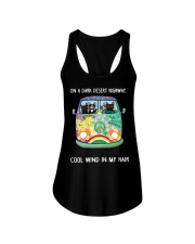 On A Dark Desert Ladies Flowy Tank tile