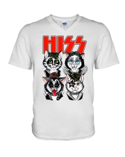 Cat Hiss V-Neck T-Shirt tile