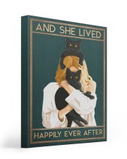 And She Lived Happily Ever After Style 2 16x20 Gallery Wrapped Canvas Prints front