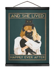 And She Lived Happily Ever After Style 2 Hanging Canvas tile