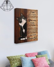 I Am Tuxedo Cat 16x20 Gallery Wrapped Canvas Prints aos-canvas-pgw-16x20-lifestyle-front-02