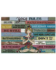 Yoga Rules 17x11 Poster front