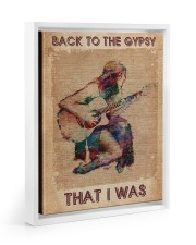 Back To The Gypsy That I Was Style 1 Floating Framed Canvas Prints White tile
