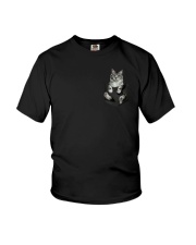 Maine Coon Cat Pocket Youth T-Shirt tile