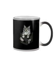 Maine Coon Cat Pocket Color Changing Mug tile