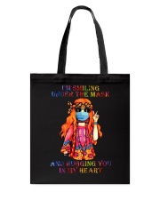 I'm Smiling Under The Mask Tote Bag tile