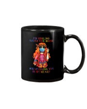 I'm Smiling Under The Mask Mug tile