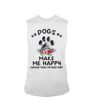 Dogs Make Me Happy Sleeveless Tee tile