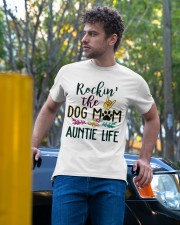 Rockin The Dog Mom And Auntie Life Classic T-Shirt apparel-classic-tshirt-lifestyle-front-44